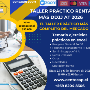 Seminario Taller Operación Renta + Declaraciones Juradas AT2026